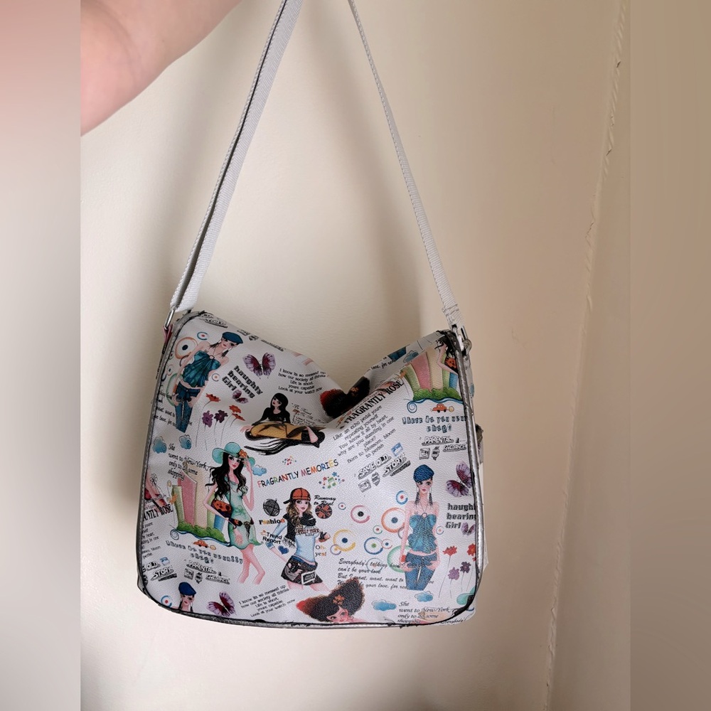 Vintage Trendy Women's Graphic Crossbody Bag